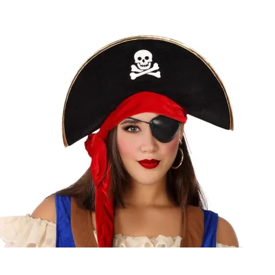 Sombrero Pirata Negro 59390