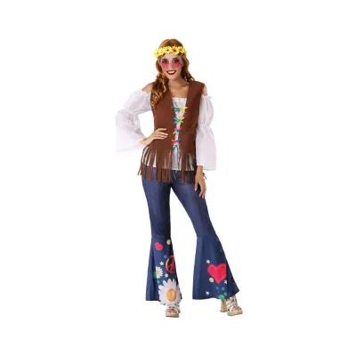 Disfraz Adulto Hippie Mujer Talla M-L 60005