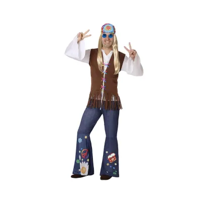 Disfraz Adulto Hippie Hombre Talla M-L 60008