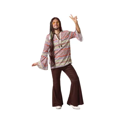 Disfraz Adulto Hippie Hombre Talla M-L