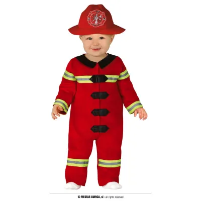 DISFRAZ BEBE BOMBERO  T-18-24 MESES 87806