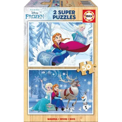 PUZZLE 2X50 FROZEN MADERA 16802