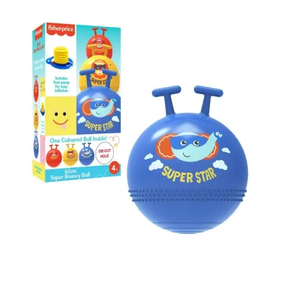 PELOTA SALTARINA AZUL CON HINCHADOR 920D00086