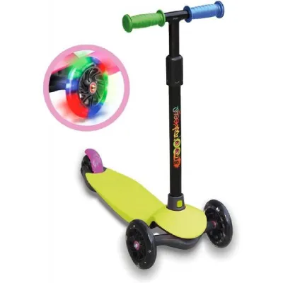 PATINETE 3 RUEDAS NEON LUZ LED 914D00020