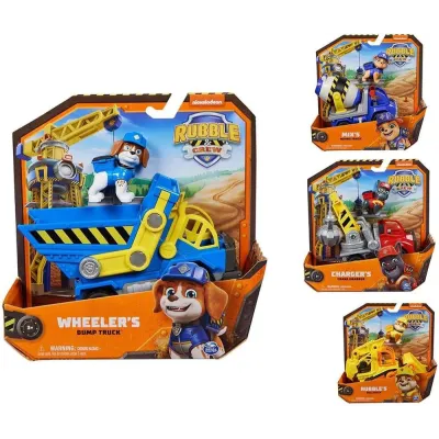 VEHICULO Y FIGURA RUBBLE & CREW ALEATORIA 6066726