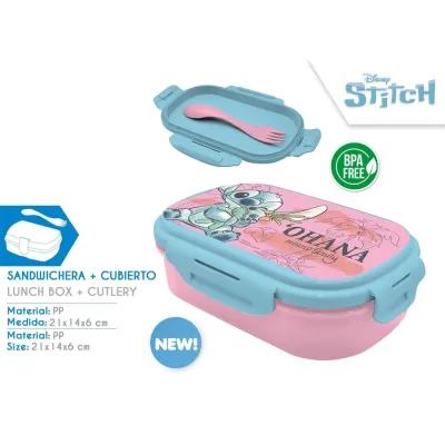 SANDWICHERA CON CUBIERTOS STITCH ST000040