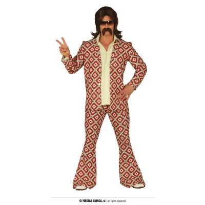 DISFRAZ ADULTO AÑOS 70 HOMBRE T-48-50 88622