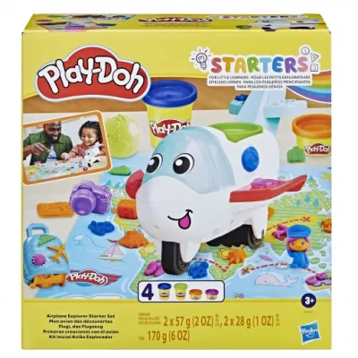 PLAY-DOH PRIMERAS CREACIONES CON EL AVION F8804