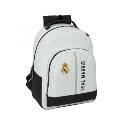 MOCHILA REAL MADRID BLANCA 42CM. ADAP. 612454305