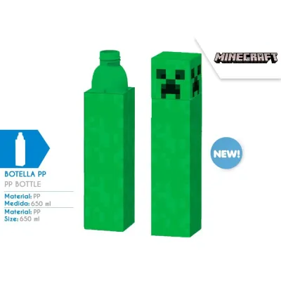 BOTELLA MINECRAFT 650ML. MC00009