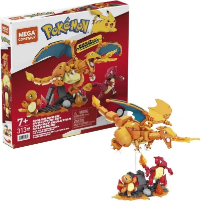 MEGA CONSTRUCCION POKEMON CHARMANDER 313 PCS HFG06