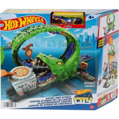 HOTWHEELS LOOPING ATAQUE DEL COCODRILO HKX39