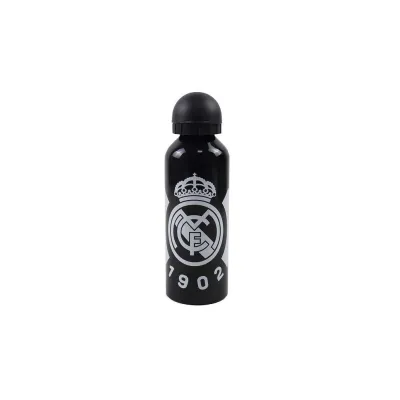 BOTELLA ALUMINIO REAL MADRID NEGRA 500ML. B-70-RM 