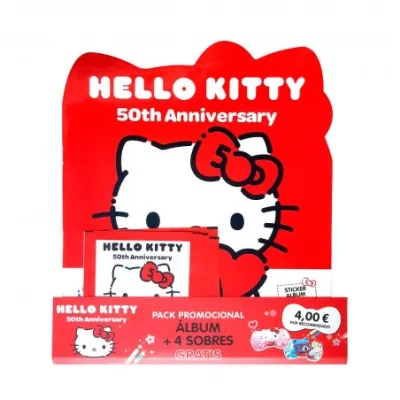 PACK ALBUM Y 4 SOBRES HELLO KITTY 87387
