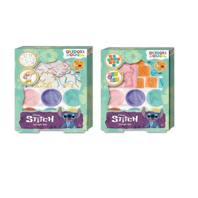SET PLASTILINA Y MOLDES STITCH 18402