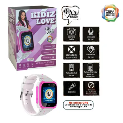 RELOJ INTELIGENTE HOLA WATCH KIDIZ LOVE 01131
