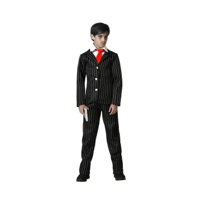 DISFRAZ NIÑO  FANTASMA NEGRO 7-9 77338