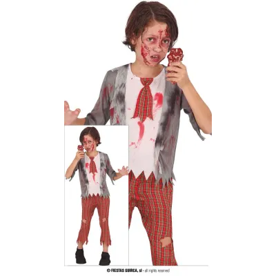 DISFRAZ COLEGIAL ZOMBIE T-7-9 78290