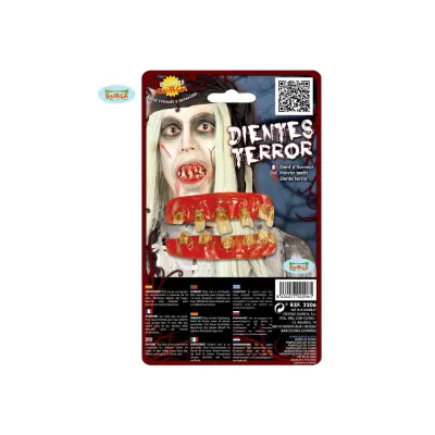  BLISTER DIENTES TERROR GOMA 2206