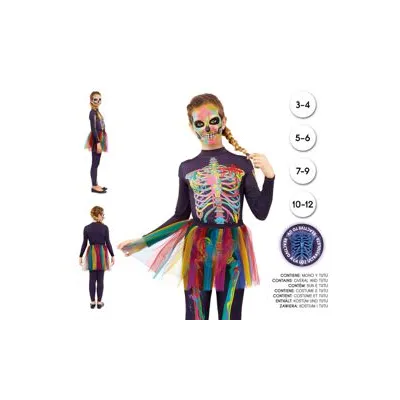 DISFRAZ CATRINA NIÑA T-3-4 25069