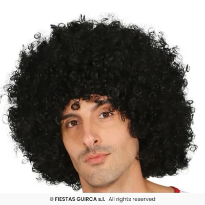 PELUCA AFRO GIGANTE NEGRA 4361