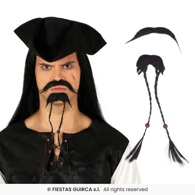 BIGOTE Y PERILLA PIRATA 11571