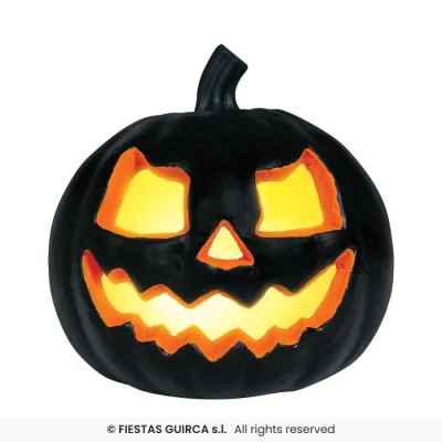 CALABAZA FOAM NEGRA 20CM 24972