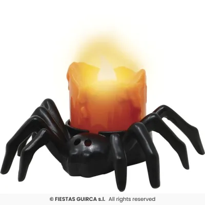 ARAÑA CON LUZ 17CM 26831