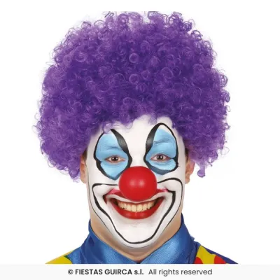 PELUCA PAYASO LILA 90208