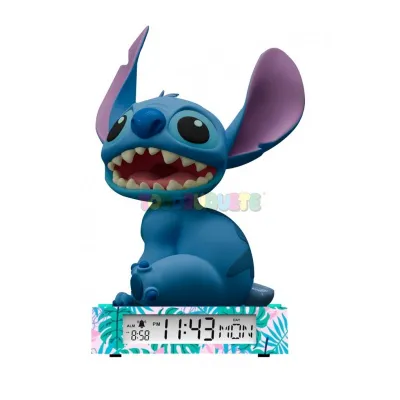 LAMPARA 3D DESPERTADOR STITCH LAS3055