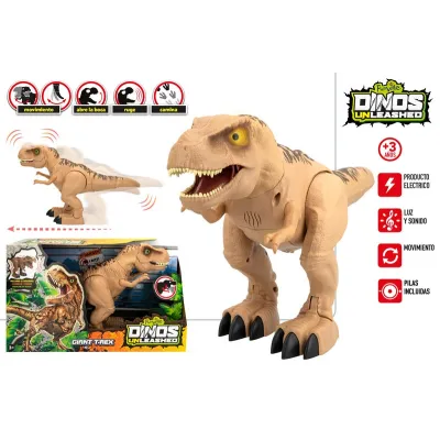 DINOSAURIO GIANT T-REX LUCES Y SONIDO 46679