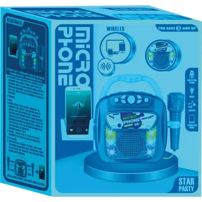 KARAOKE AZUL BLUETOOH GRABADOR 24720