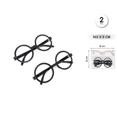 2 GAFA REDONDA NEGRA 41238