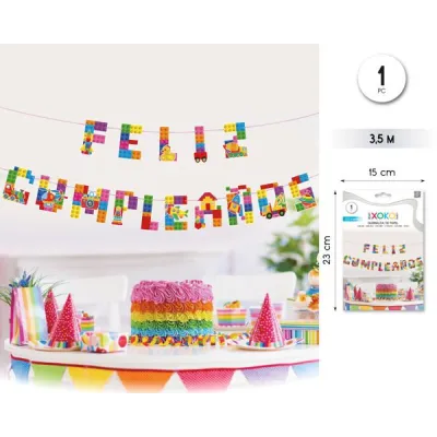 GUIRNALDA FELIZ CUMPLEAÑOS BLOQUES 59077