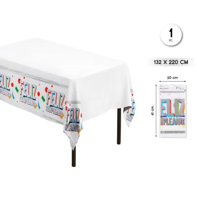 MANTEL FELIZ CUMPLE 132X220 92890
