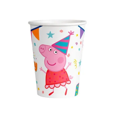 8 VASOS PEPPA PIG BS10025