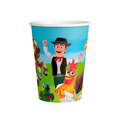 8 VASOS GRANJA ZENON BS10487