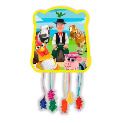 PIÑATA GRANJA ZENON 33X33 BS10497