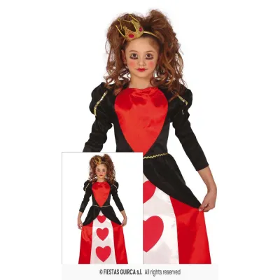 DISFRAZ REINA CORAZONES T-5-6 83638
