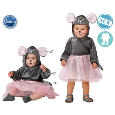 DISFRAZ BEBE RATONCITA 6-12 MESES 76547