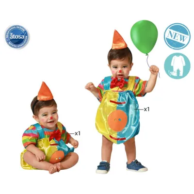 DISFRAZ BEBE PAYASITO T-6-12 MESES 76540