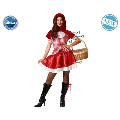 DISFRAZ ADULTO CAPERUCITA ROJA T-M-L 77074