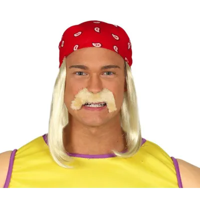 PELUCA CON PAÑUELO Y BIGOTE 4087