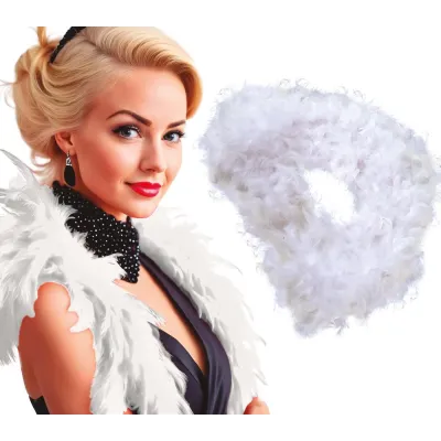 BOA PLUMAS BLANCAS 16343