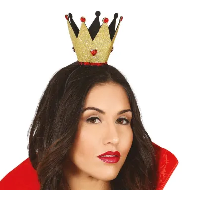 DIADEMA CORONA REINA DORADA 24188