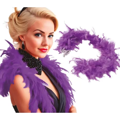 BOA PLUMA LILA 18378