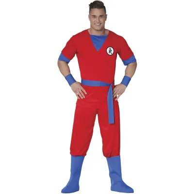 DISFRAZ ADULTO KARATE ROJO T-52-54 80627