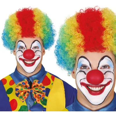 PELUCA PAYASO MULTICOLOR 90207