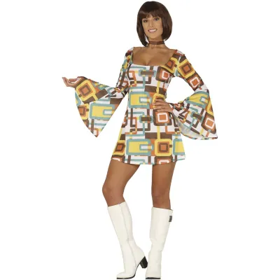 DISFRAZ ADULTO CHICA DISCO T-44-46 86443