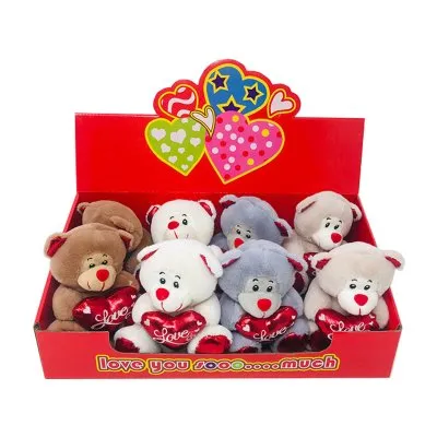 OSITO CORAZON 16CM ALEATORIO 18223